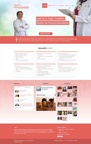 web tasarımı - Dr Hayriye Karabulut